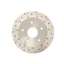 Rear Disc Brake Kit  with Drilled Rotors and Red Powder Coated Calipers for Ford image 7