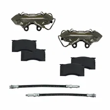 Front New fully tested loaded calipers with stainless steel pistons pair image 1