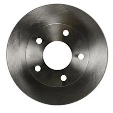 Rear Disc Brake Kit with Plain Rotors and Zinc Plated Calipers image 3