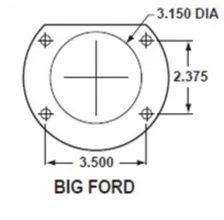 Rear Disc Brake Kit  with Plain Rotors and Zinc Plated Calipers image 2