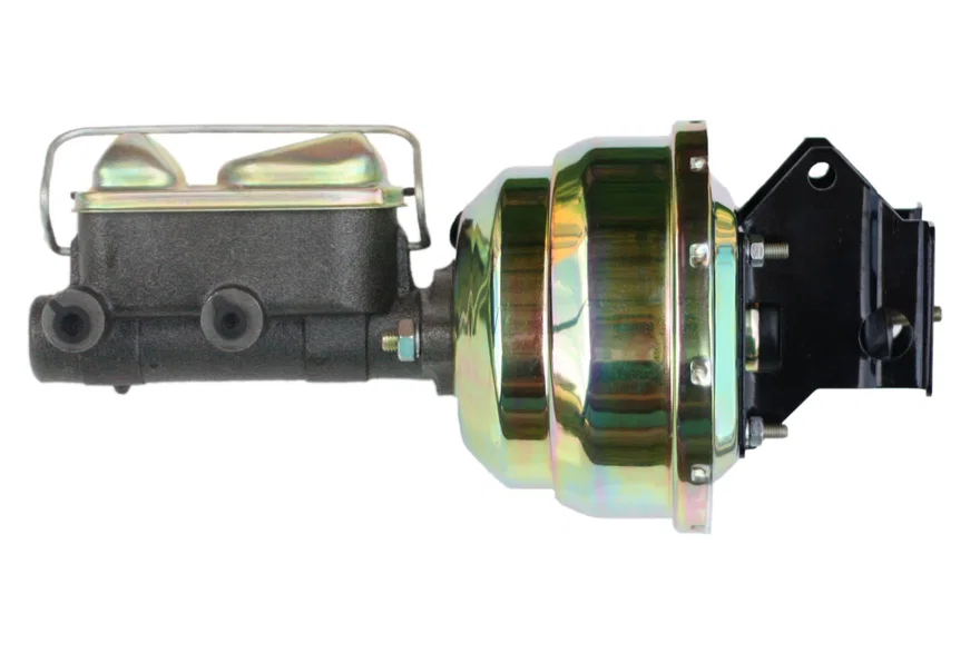 8 inch dual power booster, 1 inch bore master (Zinc)