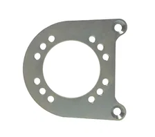 Rear Disc Brake Kit  with Drilled Rotors and Black Powder Coated Calipers image 5