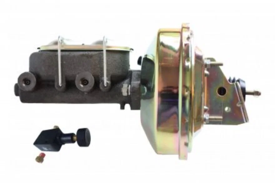 9 inch power booster, 1-1/8 inch bore master adjustable valve (Zinc)