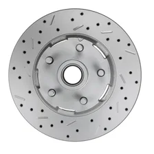 Front Spindle Kit with Drilled Rotors and Anodized Calipers image 4