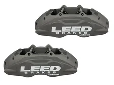 Front Spindle Kit with Drilled Rotors and Anodized Calipers image 2