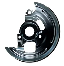 Front Manual 2" Drop Spindle Kit with Plain Rotors and Zinc Plated Calipers image 7
