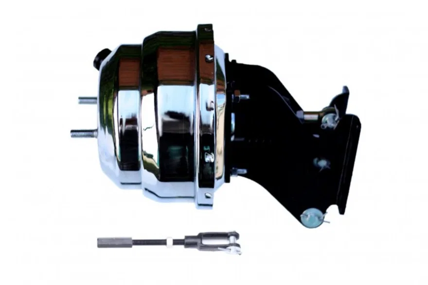 8 inch Dual power booster with bracket (Chrome)