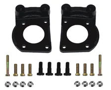Front Spindle Kit with Drilled Rotors and Anodized Calipers image 3