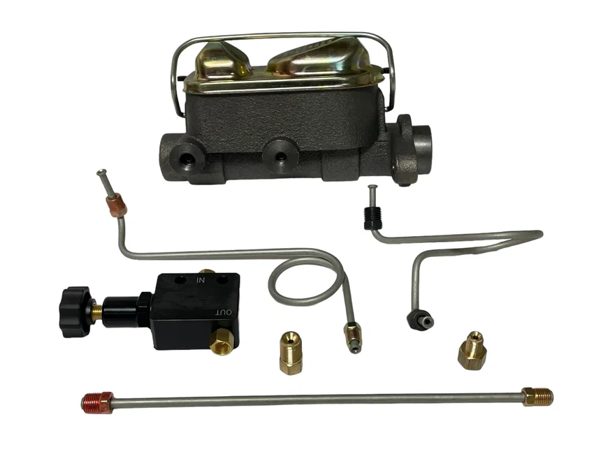 Manual Hydraulic Kit with pre-bent lines and adjustable valve