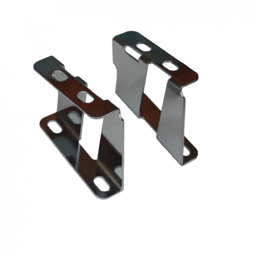 Chrome plated brackets to install aftermarket power brake boosters for Chevrolet