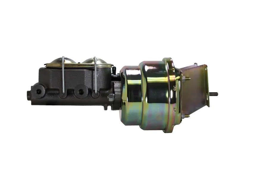 7 inch dual power booster, 1-1/8 inch bore master (Zinc)