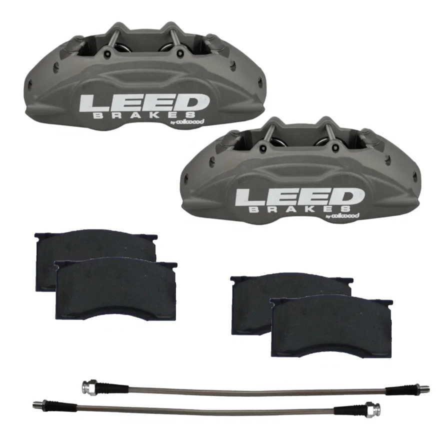 Front New fully tested loaded caliper with stainless steel pistons pair