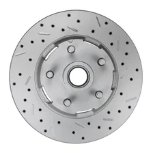 Manual Front Kit with Drilled Rotors and Zinc Plated Calipers image 7