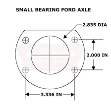 Rear Disc Brake Kit  with Drilled Rotors and Black Powder Coated Calipers image 2