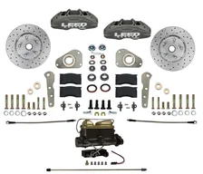 Power Front Kit with Drilled Rotors and Anodized Calipers image 1