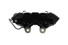Power Front Kit with Drilled Rotors and Black Powder Coated Calipers image 6
