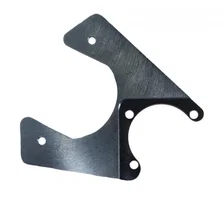 Rear Disc Brake Kit  with Drilled Rotors and Zinc Plated Calipers image 6