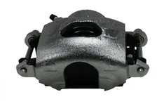 Front Manual 2" Drop Spindle Kit with Plain Rotors and Zinc Plated Calipers image 3