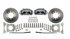Front Spindle Kit with Plain Rotors and Zinc Plated Calipers for Ford Bronco image 1