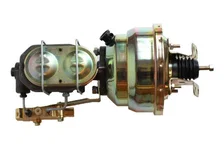 8 inch dual power booster, 1-1/8 inch bore master disc/drum (Zinc) image 2