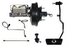 Power Front Kit with Plain Rotors and Zinc Plated Calipers image 2