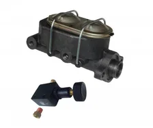 Front Manual 2" Drop Spindle Kit with Plain Rotors and Zinc Plated Calipers image 3