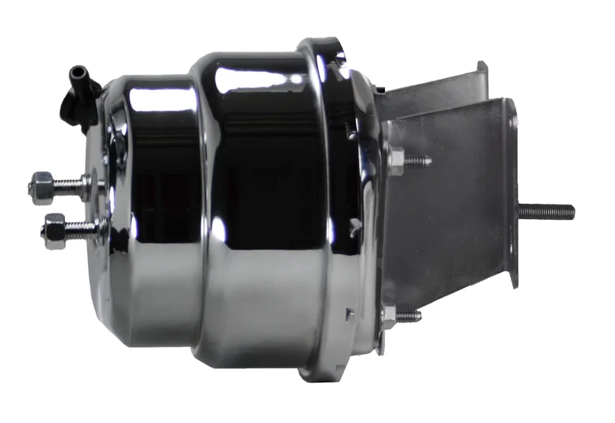 7 inch dual power brake booster with bracket (Chrome)