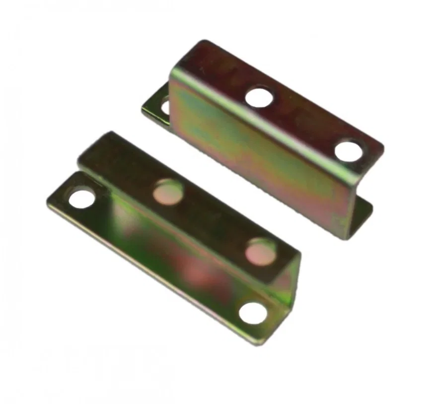 Zinc plated brackets to install aftermarket power brake boosters for Ford Mustang