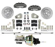 Power Front Kit with Drilled Rotors and Anodized Calipers image 1