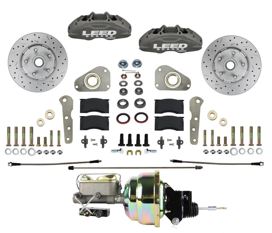 Power Front Kit with Drilled Rotors and Anodized Calipers
