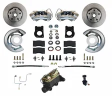 Manual Front Kit with Plain Rotors and Zinc Plated Calipers for Ford Mustang image 1
