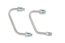 Master cylinder kit 1-1/8 inch bore chrome flat top with adjustable valve image 3