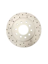 Rear Disc Brake Kit  with Drilled Rotors and Black Powder Coated Calipers image 7