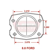 Rear Disc Brake Kit with Plain Rotors and Zinc Plated Calipers image 2
