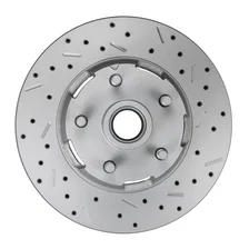 Front Spindle Kit with Drilled Rotors and Anodized Calipers image 5