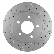Rear Disc Brake Kit  with Drilled Rotors and Red Powder Coated Calipers for Ford Mustang image 5