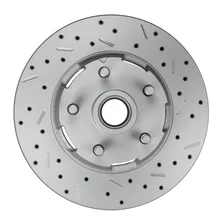 Front Spindle Kit with Drilled Rotors and Anodized Calipers image 4