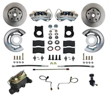 Manual Front Kit with Plain Rotors and Zinc Plated Calipers image 1