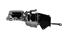 8 inch dual power booster, 1 inch bore master (Chrome) for Jeep image 1