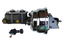 Front Power 2" Drop Spindle Kit with Plain Rotors and Zinc Plated Calipers image 3