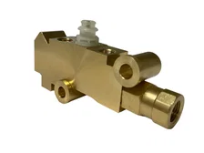 Brass Proportioning Valve Side mount with lines disc/drum image 2