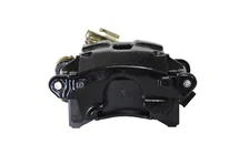 Rear Disc Brake Kit  with Drilled Rotors and Black Powder Coated Calipers image 4