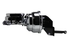 8 inch dual power booster, 1 inch bore master disc/drum (Chrome) image 2