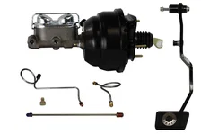 Power Hydraulic Kit with pre-bent lines and pedal for Ford Mustang image 1