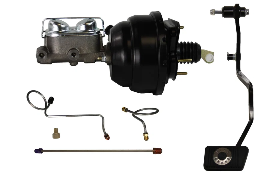 Power Hydraulic Kit with pre-bent lines and pedal for Ford Mustang