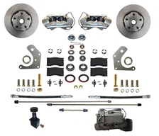 Manual Front Kit with Plain Rotors and Zinc Plated Calipers image 1
