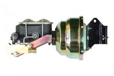 8 inch dual power booster, 1-1/8 inch bore master disc/disc (Zinc) image 1