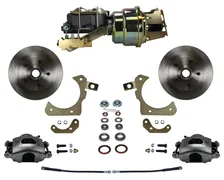 Power Front Kit with Plain Rotors and Zinc Plated Calipers for Chevrolet image 1