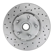 Manual Front Kit with Drilled Rotors and Zinc Plated Calipers image 2