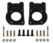 Power Front Kit with Drilled Rotors and Red Powder Coated Calipers image 4